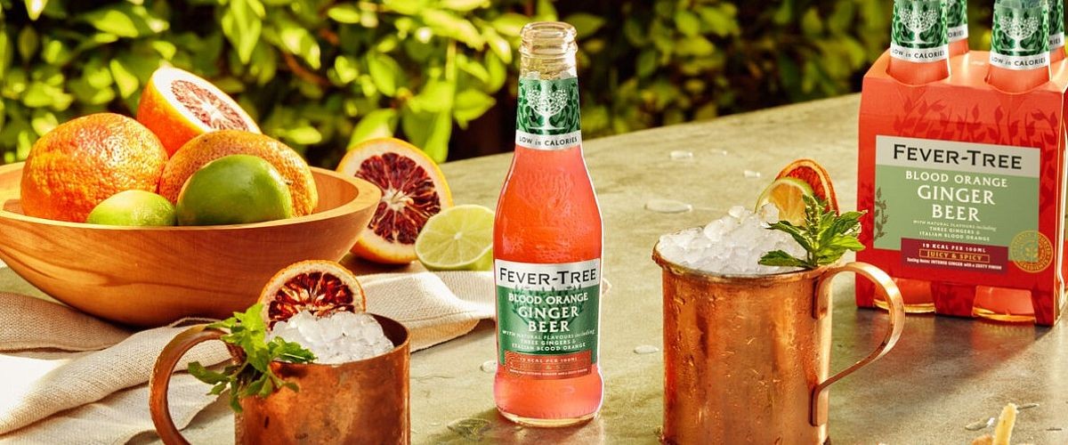 Nouveau dans la gamme de Fever-Tree : Blood Orange Ginger Beer