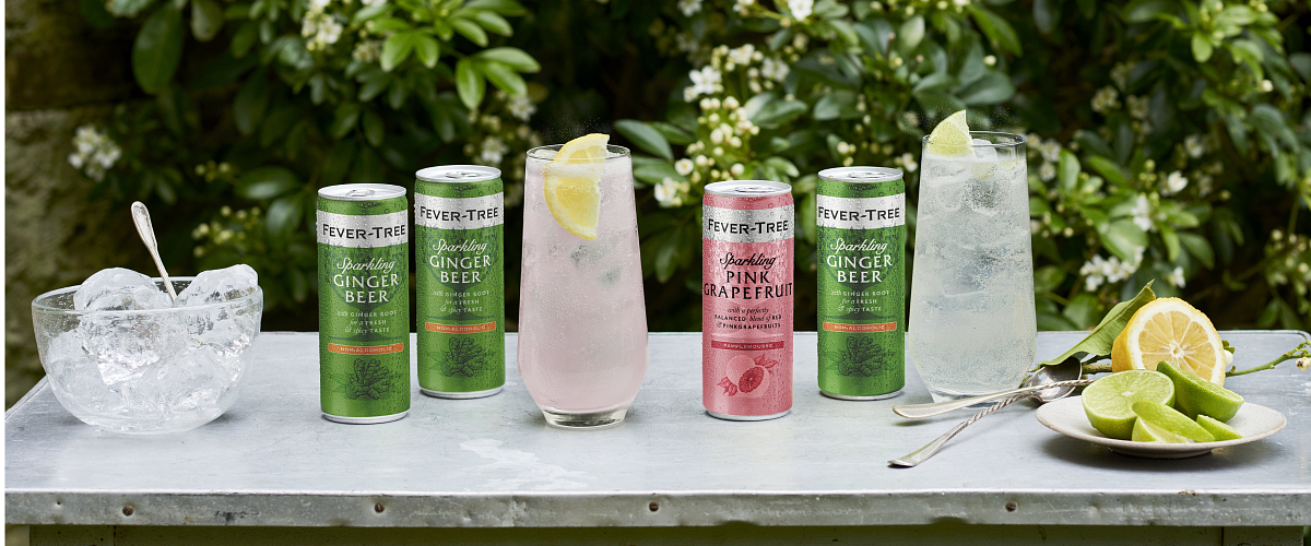 Nouveau dans la gamme : sparkling soft drinks